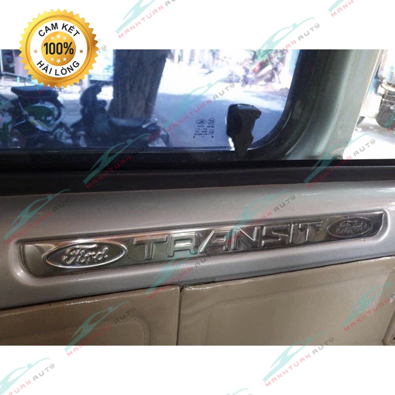Nẹp inox sườn xe Ford Transit hàng inox cao cấp