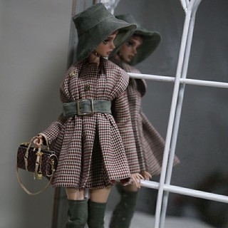 set rập vải may bjd 1/4 (bộ Dior nữ)