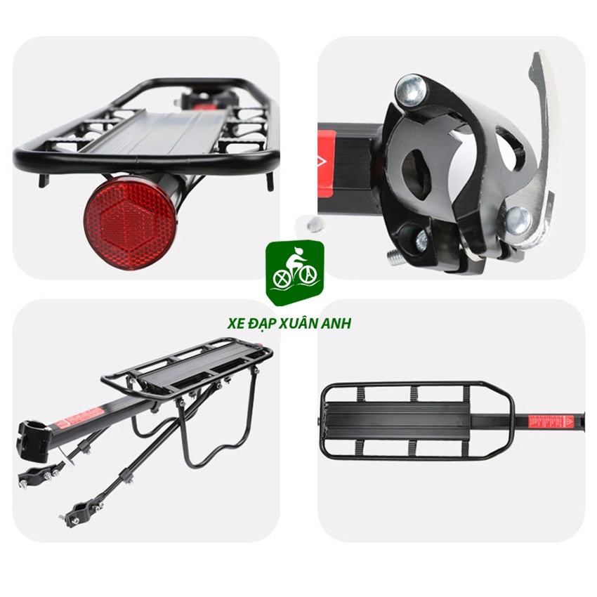Baga Gắn Cốt Yên Xe Đạp Tải Trọng Lên Đến 45 Kg Kệ Yên Sau Gắn Thêm
