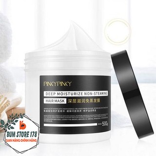 Kem ủ dưỡng tóc phục hồi tơ tầm PinkyPinky 500ml, Hủ kem xả tóc phục hồi hư tổn giúp tóc chắc khỏe mượt mà