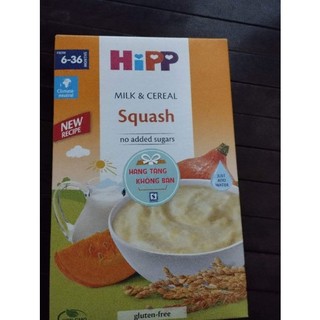 Bột ăn dặm HiPP 250gr các vị date mới