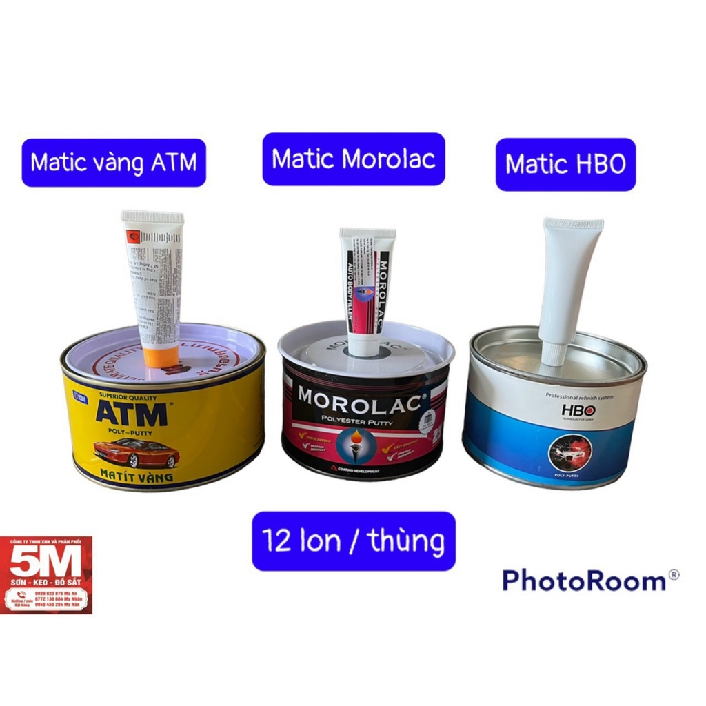 Bột Trét sắt Matic HBO