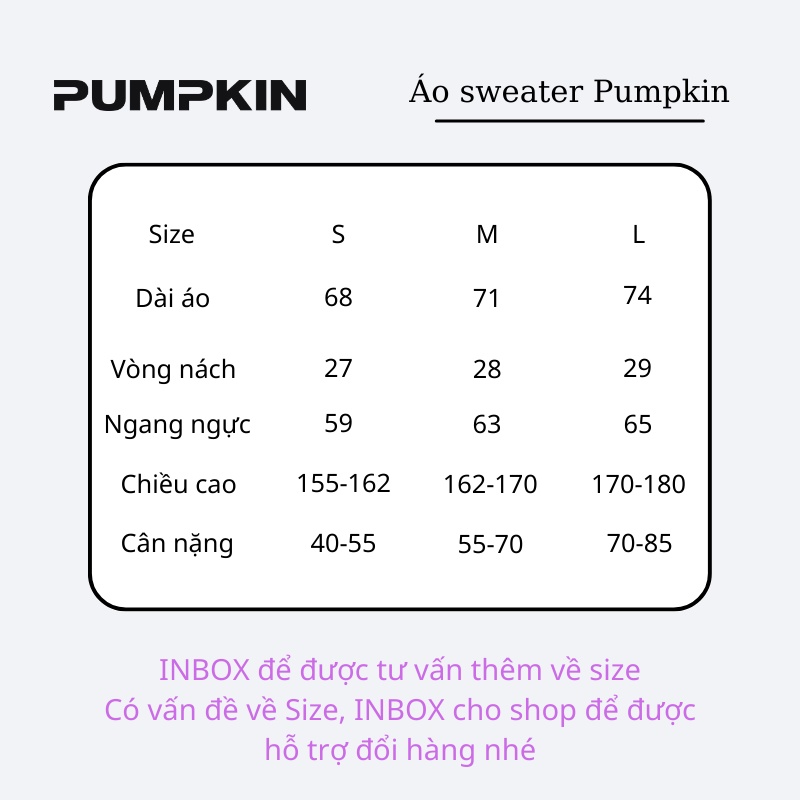 Áo sweater trơn unisex PUMPKIN nỉ chân cua form rộng basic oversize dành cho nam nữ phong cách Local Brand