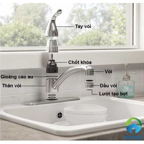 vòi lọc nước  Daily Aqua Premium Tap Filter đường kính vòi vừa 2.2mm- 2.3mm