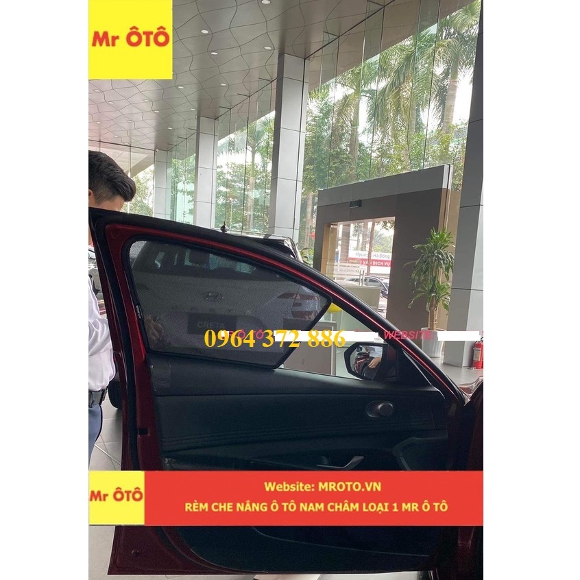 Rèm che nắng xe Elantra 2022, 2023 Hàng Loại 1 - MR Ô TÔ- Chuẩn khít theo xe- Bảo hành 24 tháng