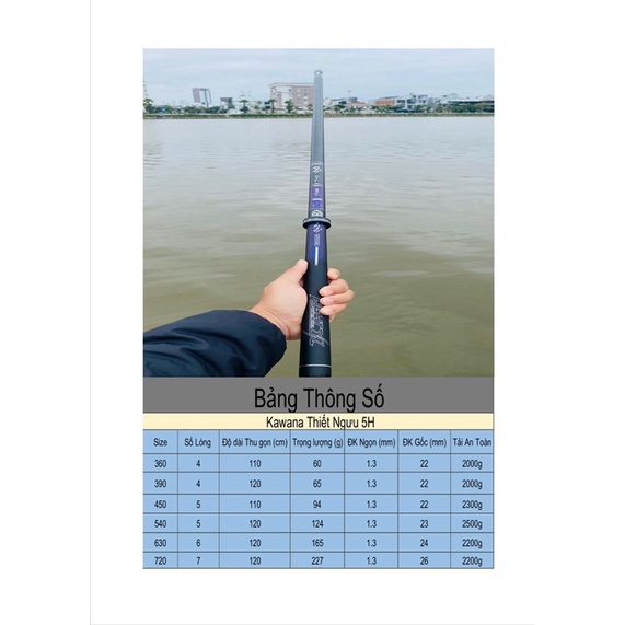 Cần Câu Thiết Ngưu 5H