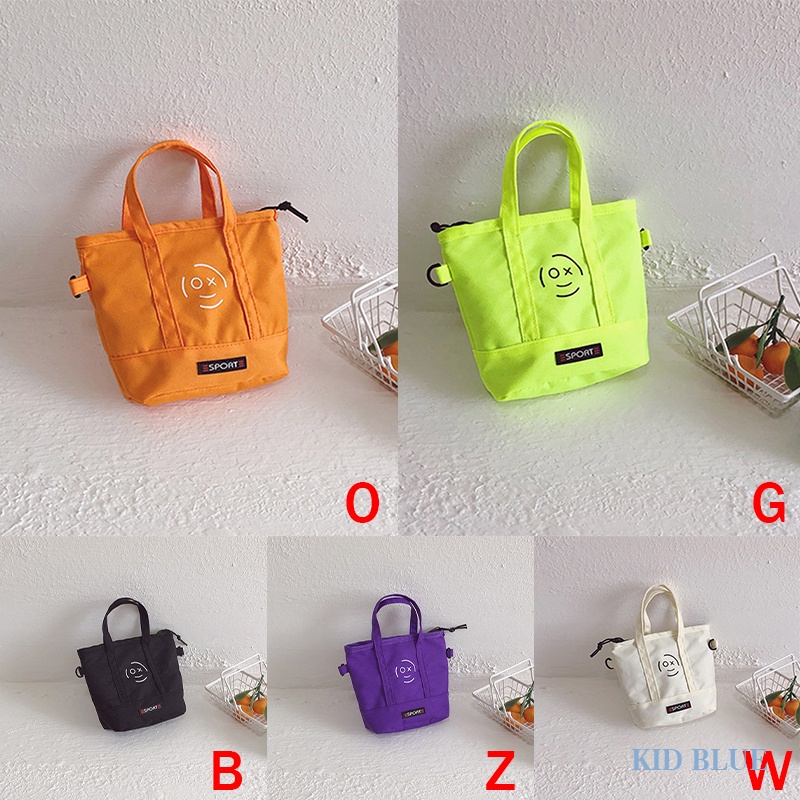 Túi Vải Canvas Đeo Chéo Phong Cách Hàn Quốc Thời Trang Mùa Hè Cho Bé