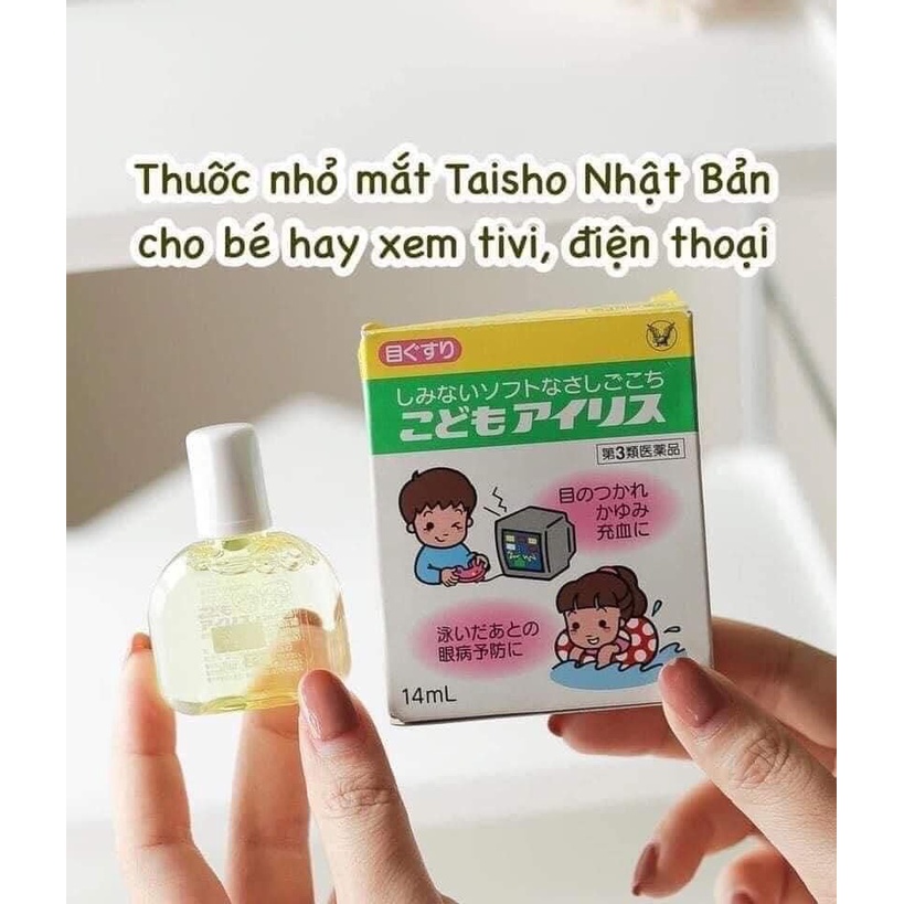 Nhỏ mắt Taisho chống cận cho bé xem tivi điện thoại hàng nội địa Nhật Bản