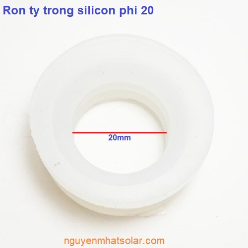 Ron gioăng ty trong silicon phi 20 dùng cho máy năng lượng mặt trời