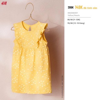 [auth]Váy cotton hm bé gái