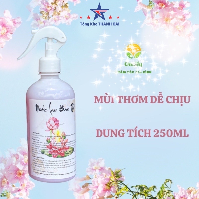 Nước lau bàn thờ tinh chất thảo mộc Quế Hồi vượng khí hút tài lộc 100% thiên nhiên dung tích 500ml