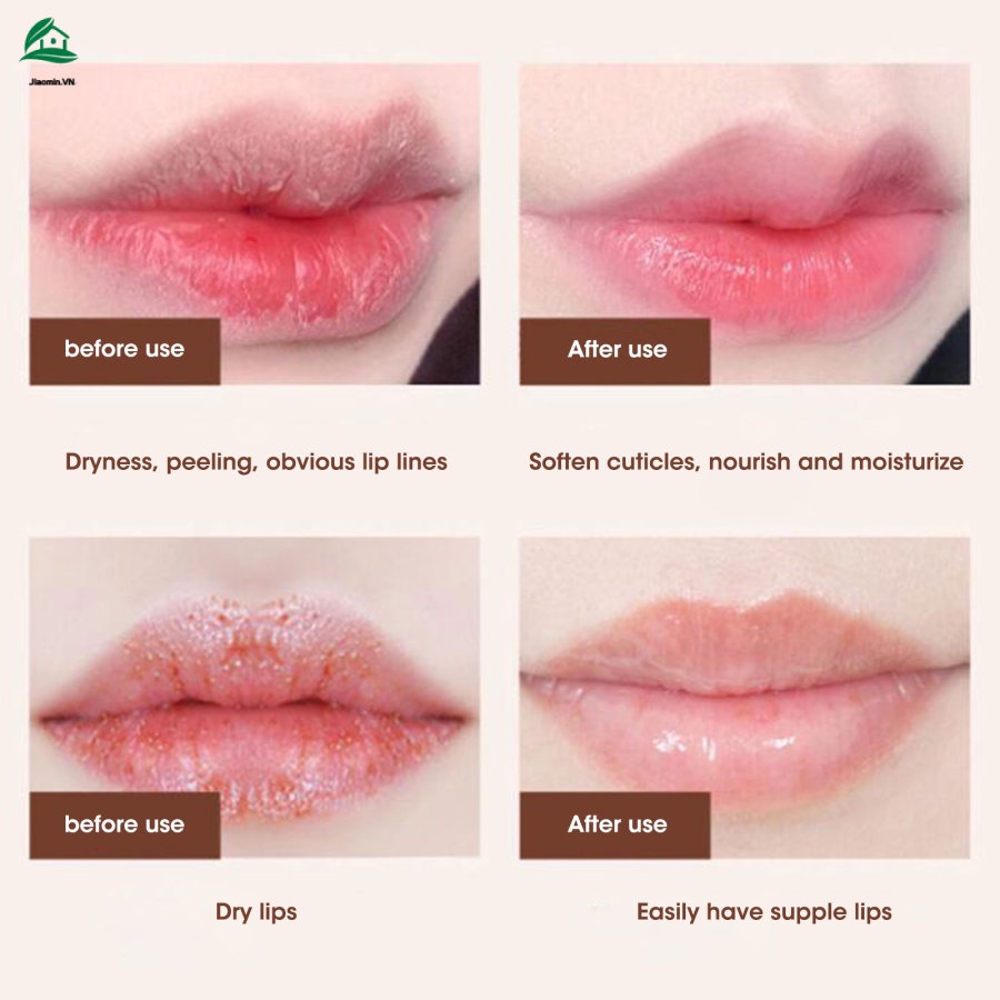 Mặt Nạ Môi Tẩy Tế Bào Chết Dưỡng Ẩm Chống Lão Hóa Làm Mờ Vân Môi 15g