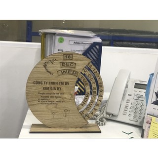 Lịch gỗ để bàn