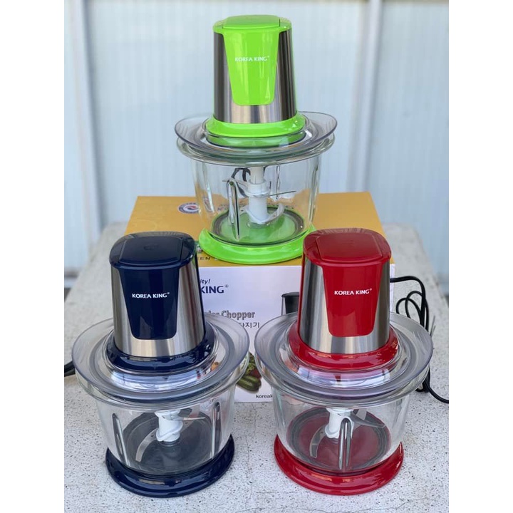 Cối thủy tinh máy xay thịt Korea king PMC 1Lit, 1.5Lit
