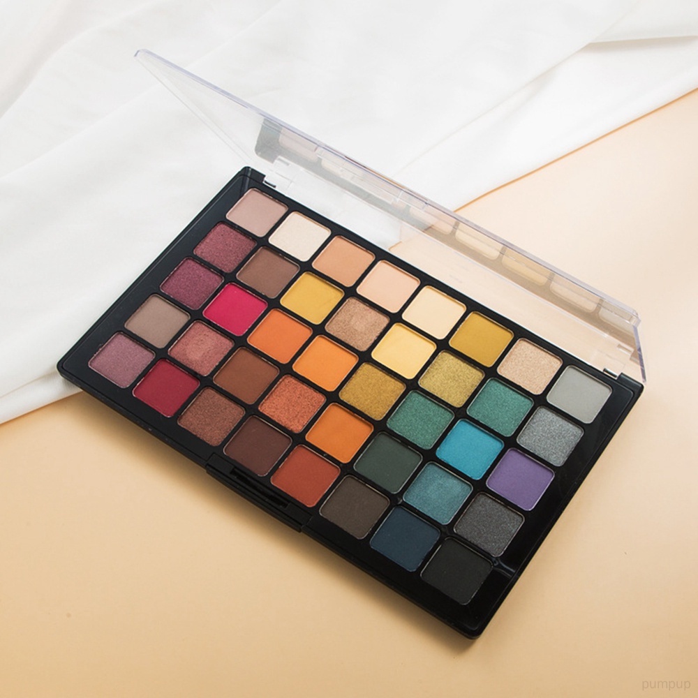 Bảng Phấn Mắt 40 Màu Lì Và Ánh Nhũ Kết Hợp Trang Điểm Kháng Nước Và Lâu Trôi