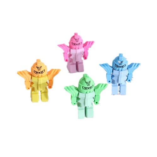 Tẩy Bút Chì Với Tạo Hình Robot Độc Đáo Cho Bé - Tẩy Bút Chì Học Sinh