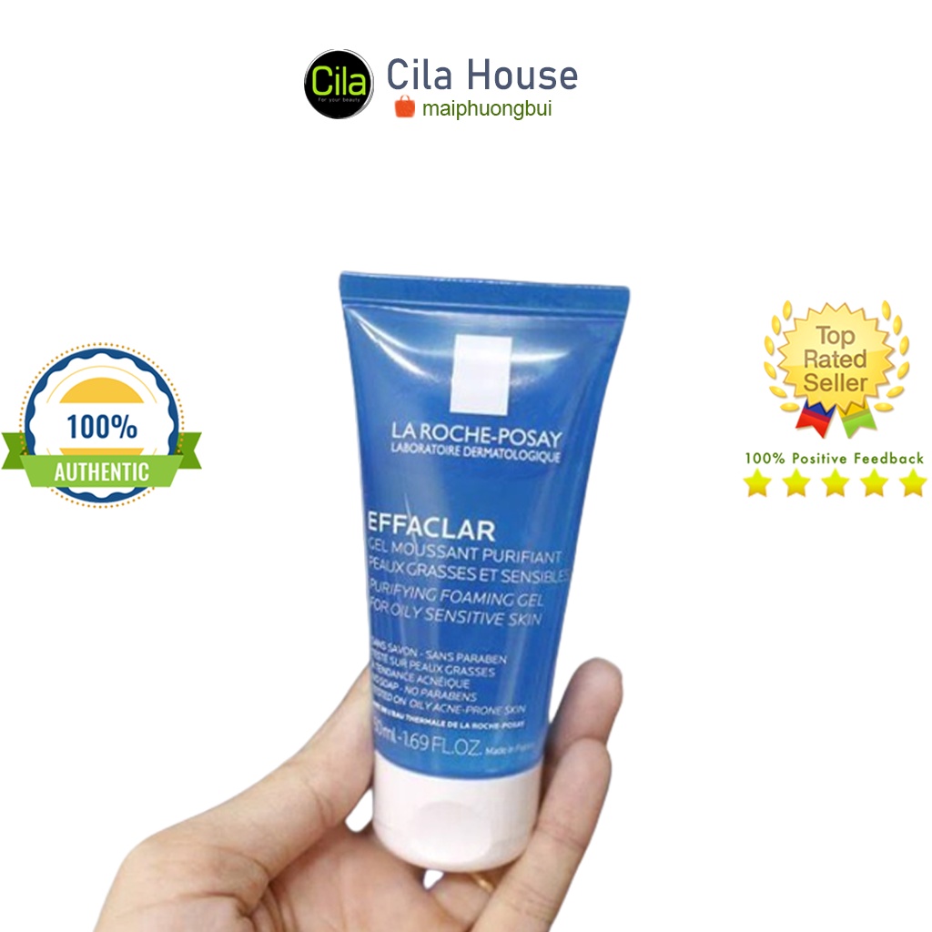 Sữa Rửa Mặt La Roche - Posay Effaclar Purifying Foaming Gel 50ml - Cila House