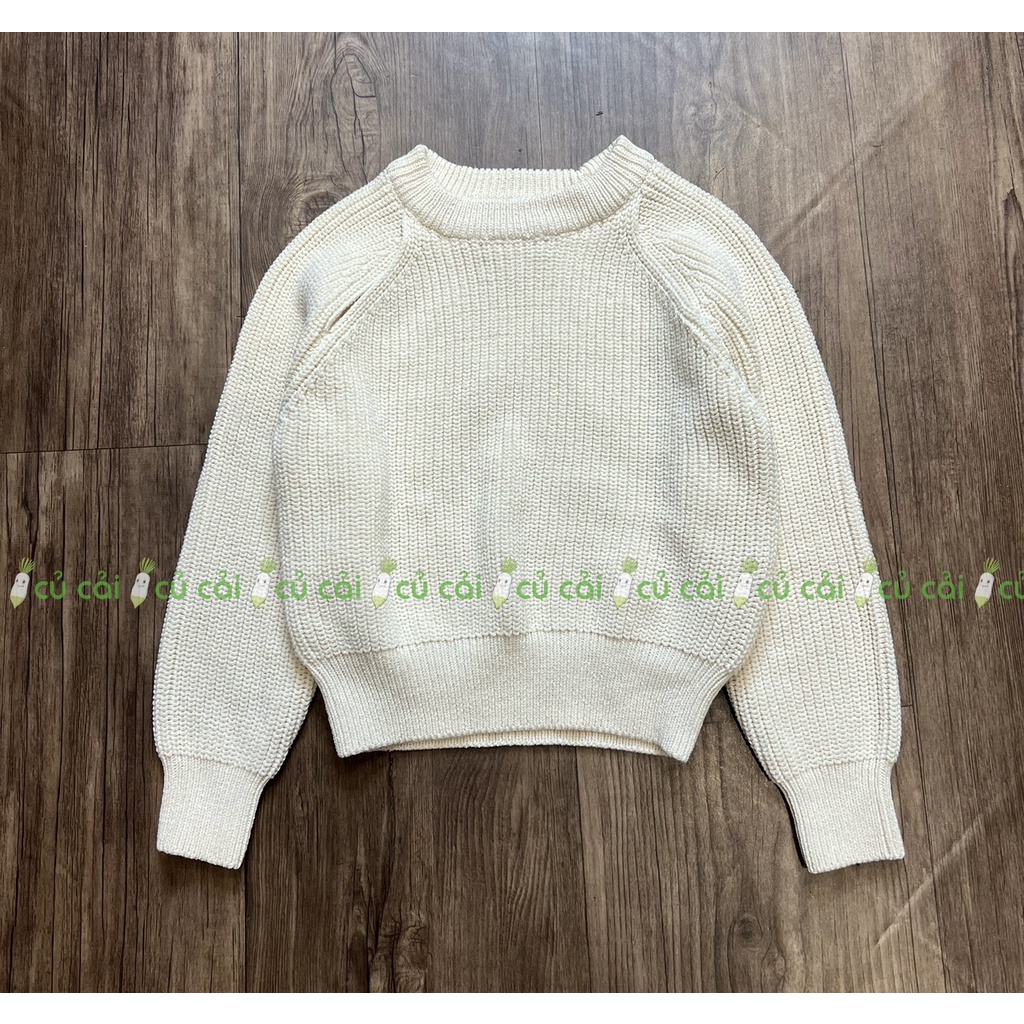 Áo len bé gái dáng croptop Z@r@ hở vai A76