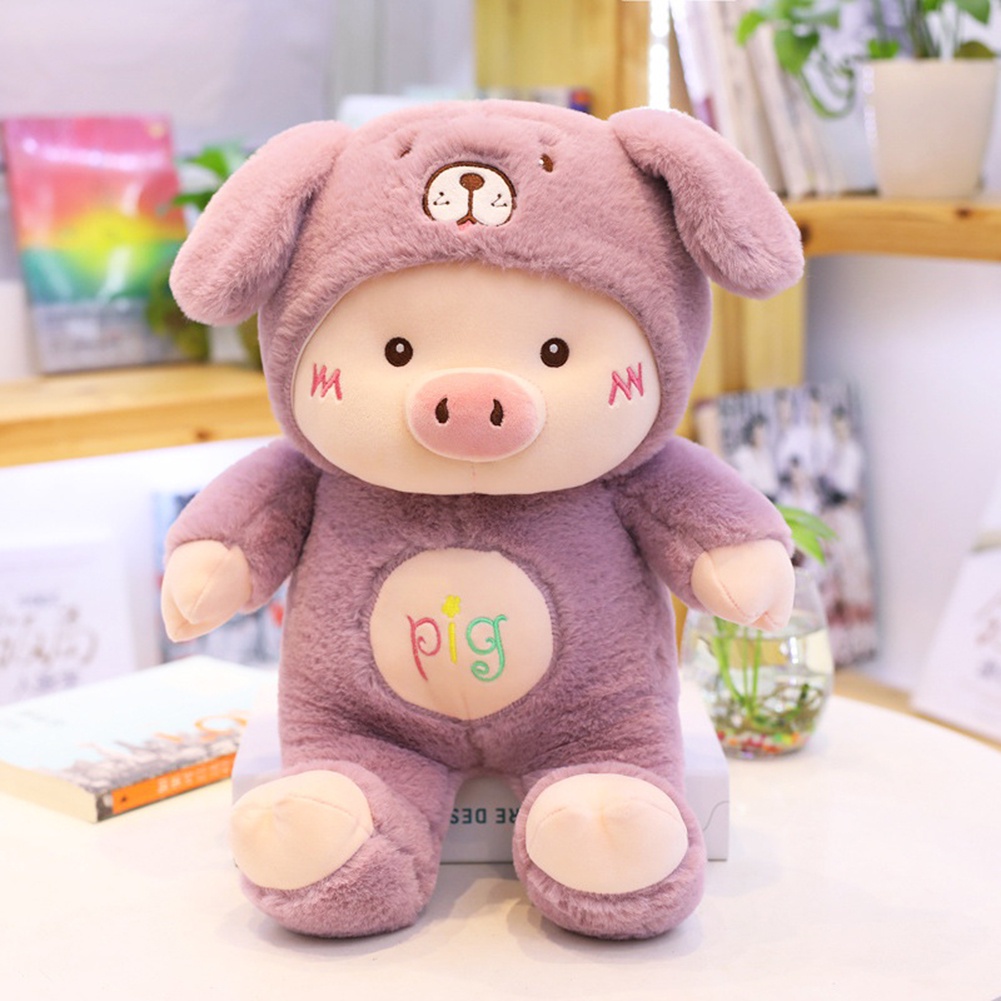 Đồ chơi nhồi bông Hình Chú Heo / Mèo / Gấu Vui Nhộn Sunshine123