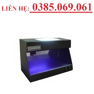 Máy soi tiền giả ht 004, đèn soi giấy tờ, cà vẹt, bằng lái xe, tem, vé số với 2 bóng đèn uv