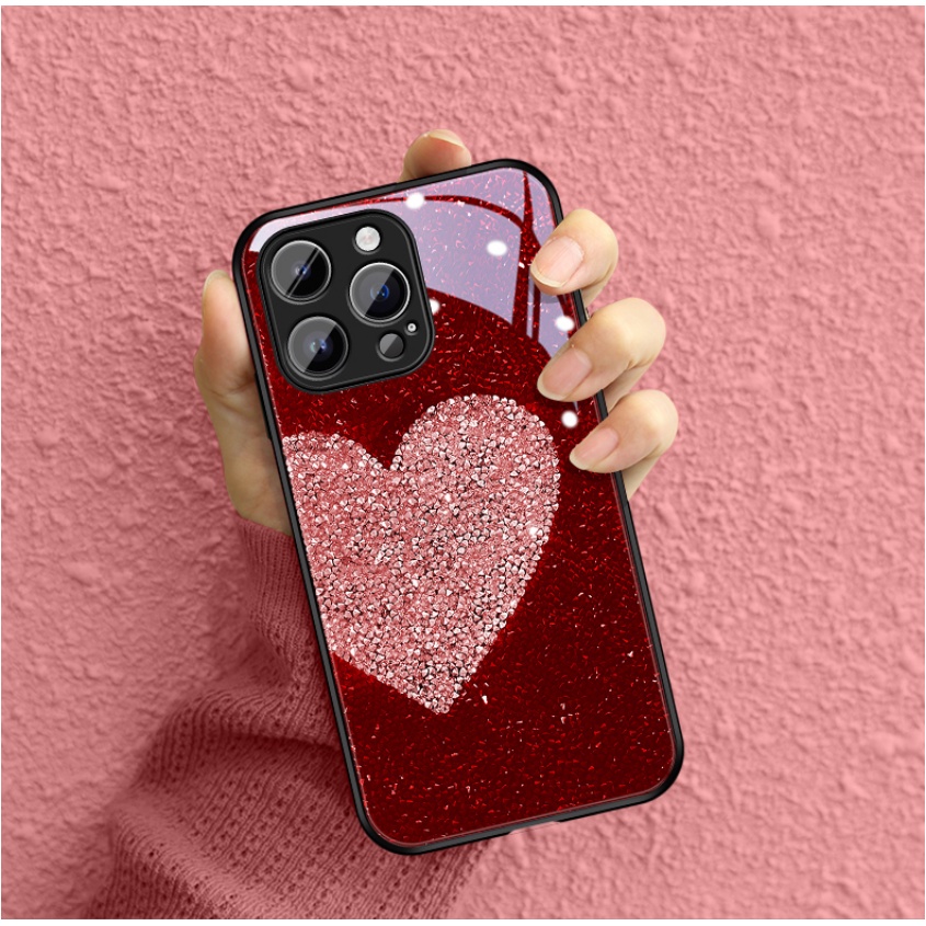 Ốp Điện Thoại Mặt Kính Cường Lực In Hình Cho iphone 14 pro max 12 mini 13 11 XR X XS max 6s plus 7 6 8 plus