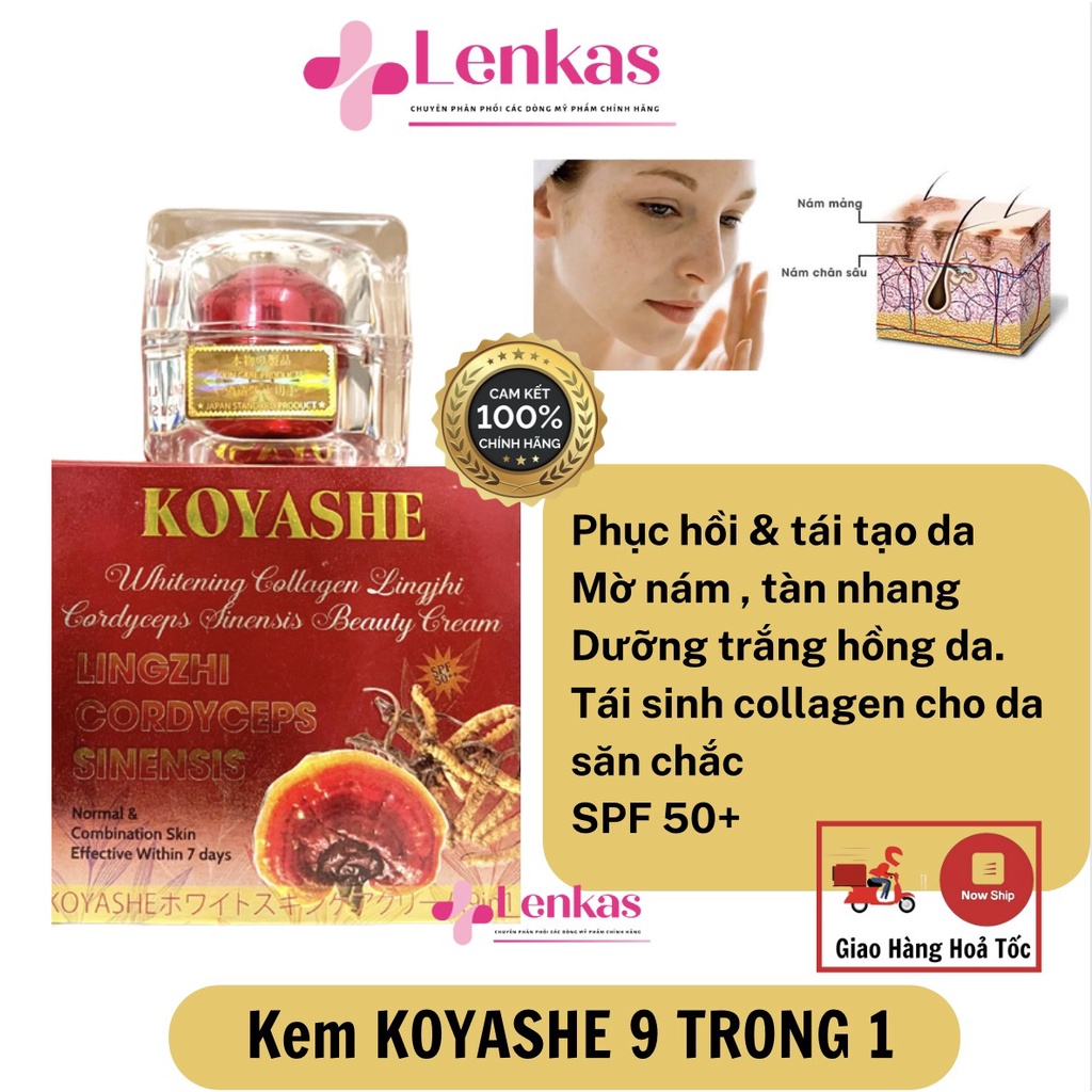 Kem Dưỡng Trắng Da Cao Cấp YOYASHE 9IN1 Chính Hãng 30g
