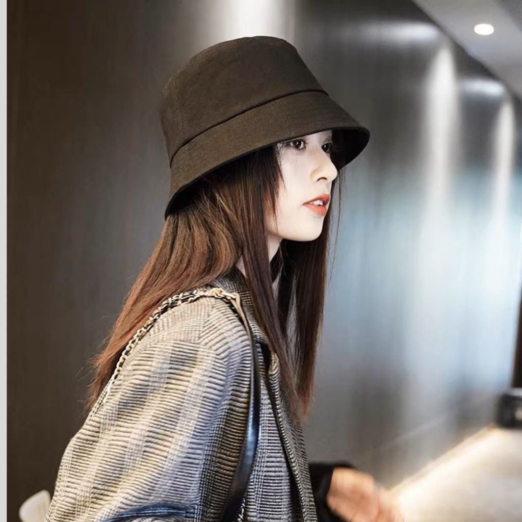 Mũ bucket trơn CAPMEN chất vải kaki dày dặn hàng Quảng Châu cao cấp