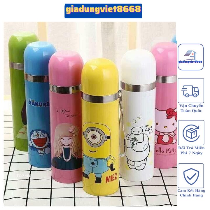 Bình giữ nhiệt dễ thương 500ml