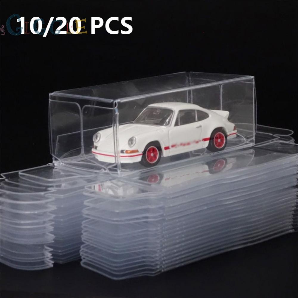 【GIGGLE】10 20pcs PVC Model Toy Car Display Box Car Dustproof Exhibition Transparent Box YtVyTrm