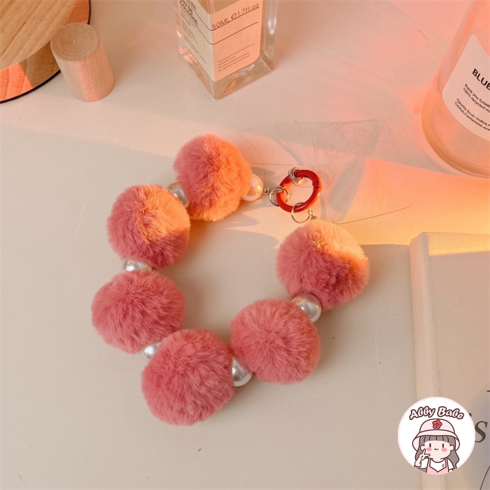 Ốp Điện Thoại Gắn Móc Khóa Thỏ Bông Mềm Mại Cho IPhone 14 13 12 11 Pro Max XS Max XR 8 7 Plus