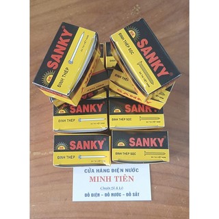Đinh thép vàng hộp sanky