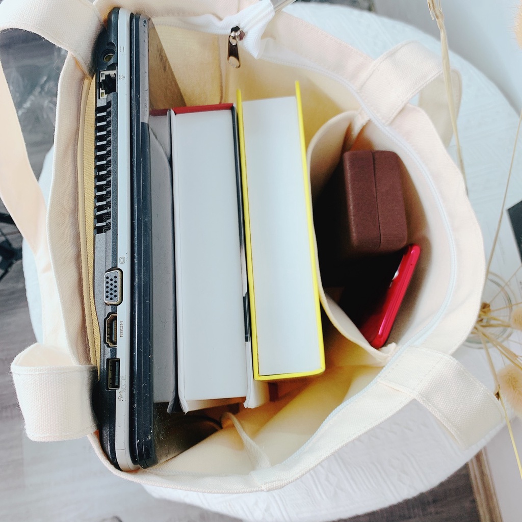 Túi tote thêu thiết kế độc quyền không bong tróc phai màu thời trang KAYLEE kích thước 39x37x6cm