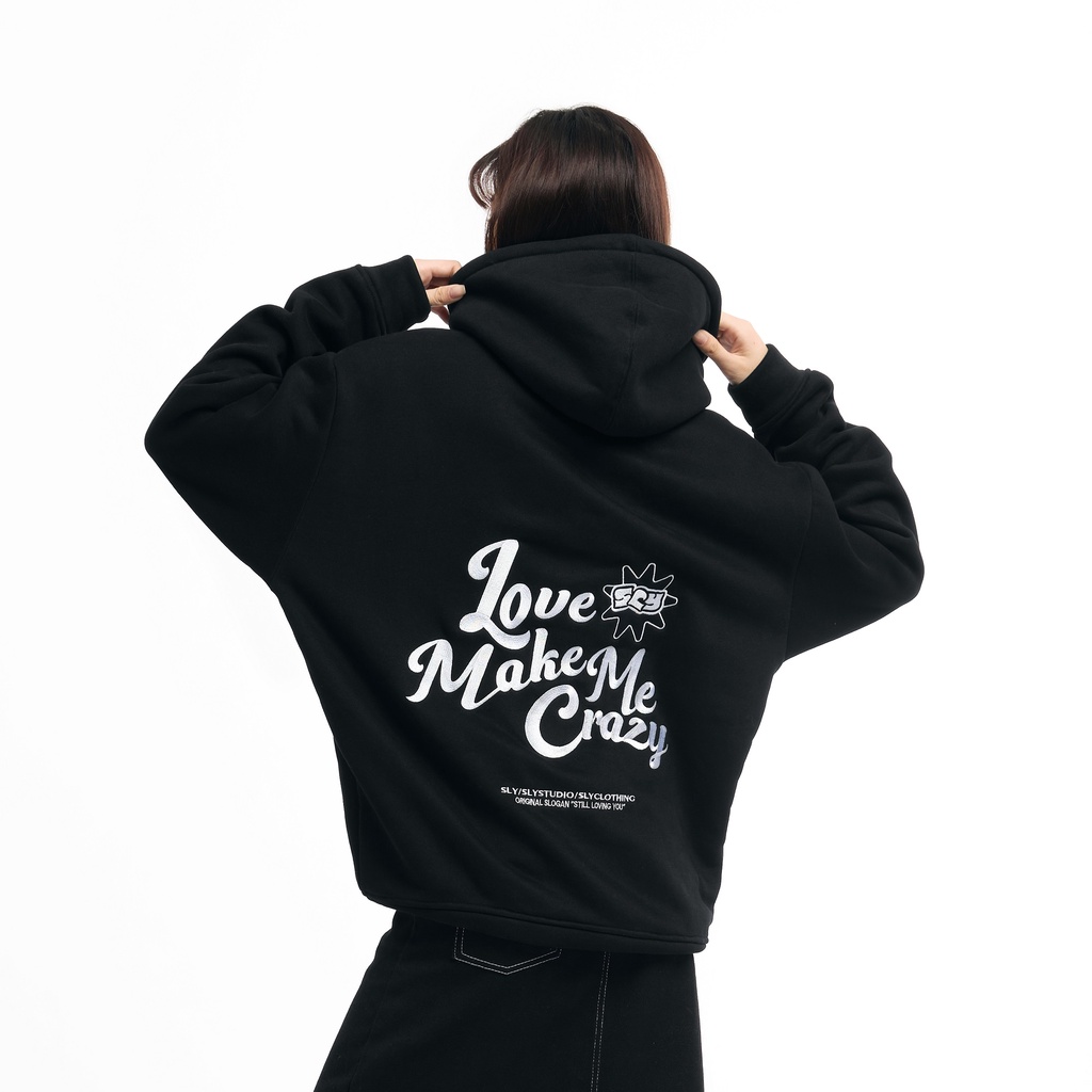 Áo hoodie SLY Foolish màu đen