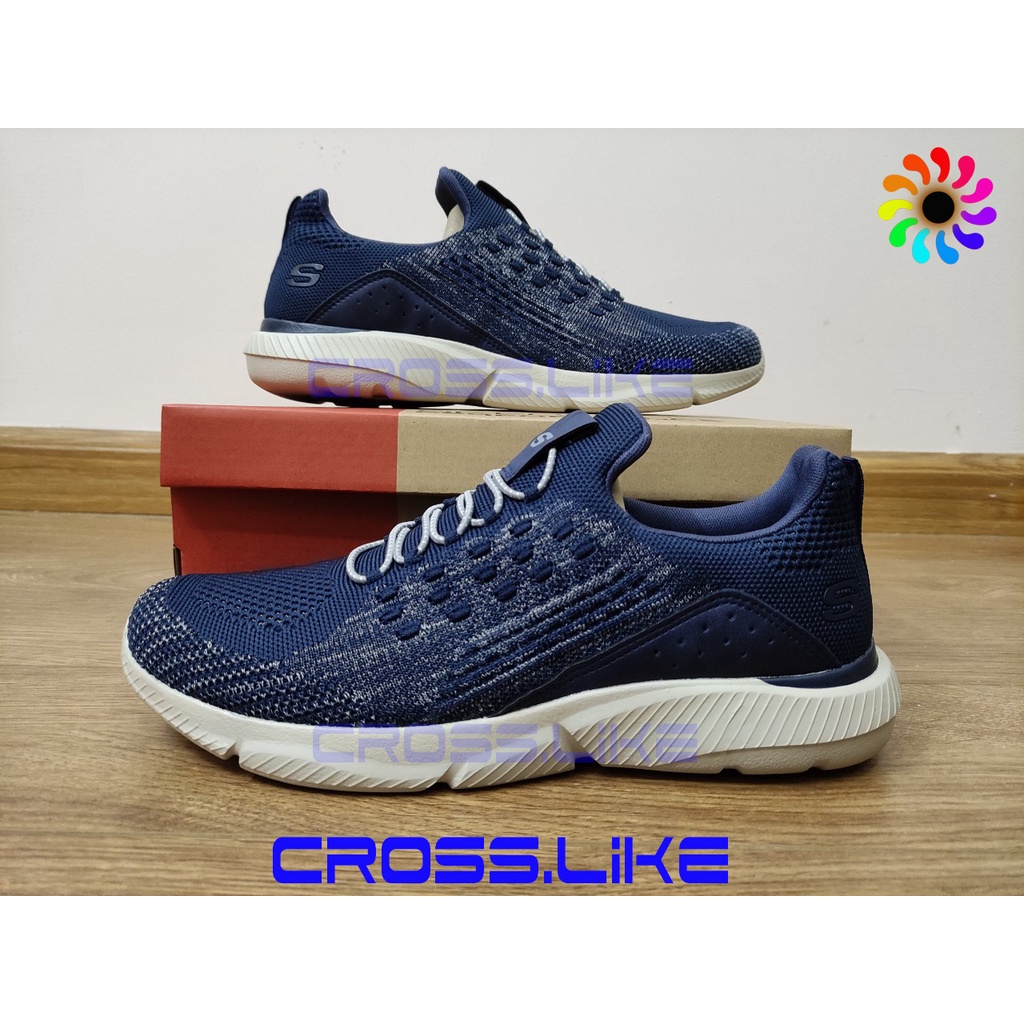 Giày Nam Skechers, giày vải thoáng khí, êm nhẹ, thiết kế thời trang, đi du lịch, thể dục đều chất !