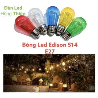 Bóng led edison s14 e27 nhiều màu