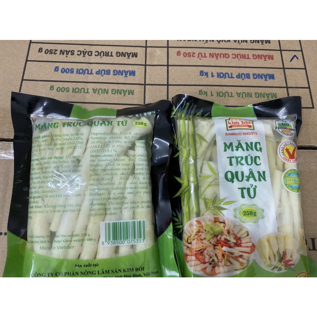 Combo 10 gói măng trúc quân tử
