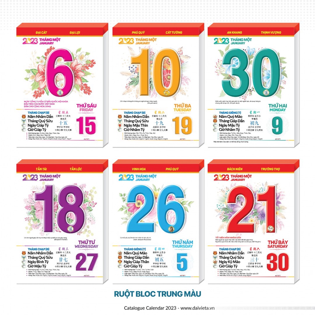 Khánh treo lịch tết, bìa treo lịch Cá Chép Lộc loại siêu đẹp