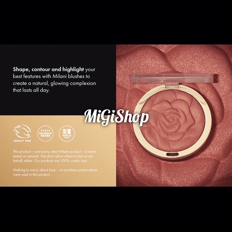 Phấn Má Hồng Milani Rose Powder Blush 17g