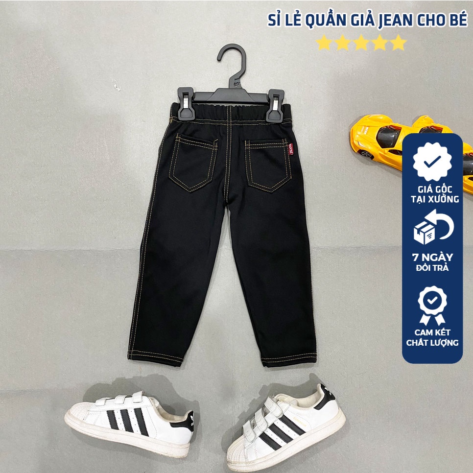 Quần jean nỉ dày dặn, mềm mịn, siêu ấm cho bé trai và bé gái từ 8-40kg