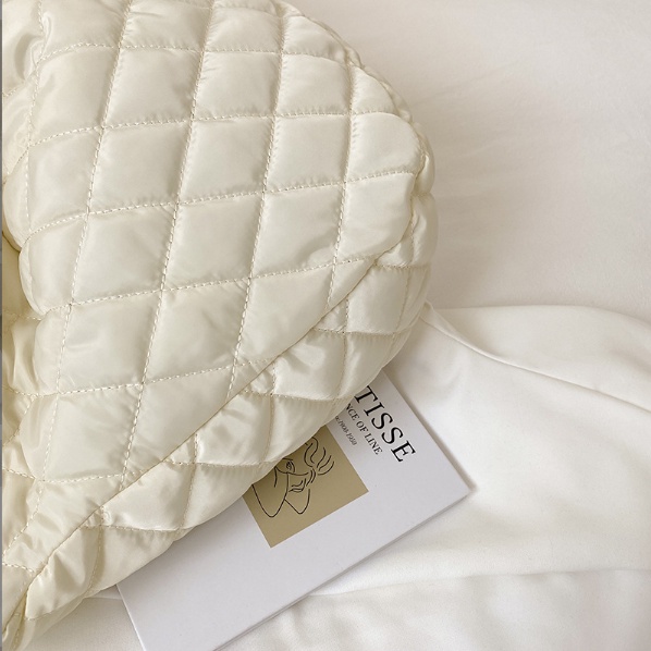 Túi xách nữ vải phao unisex nam nữ đựng vừa A4 và laptop, túi đeo vai, đeo chéo đi học đi chơi