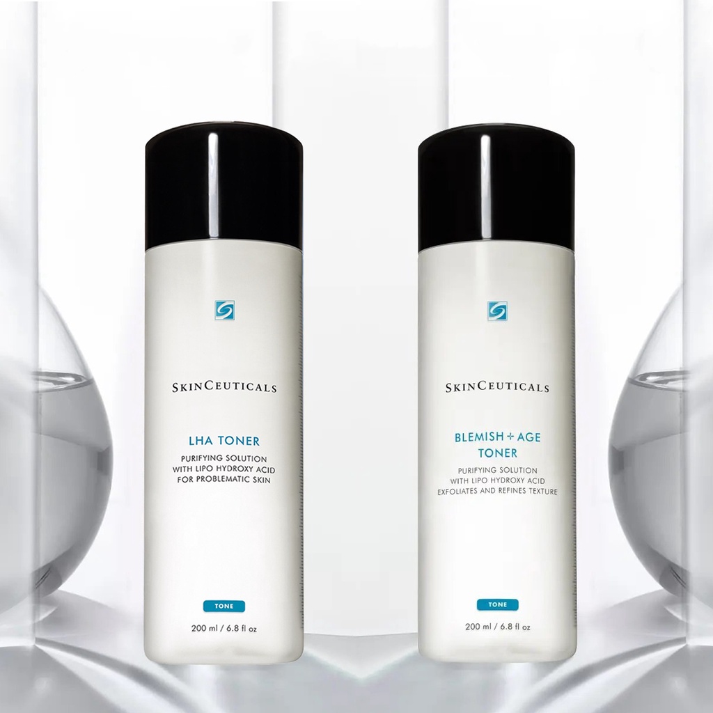 [BẢN MỸ] Toner Kiểm Soát Dầu Nhờn, Làm Sạch Tế Bào Chết &amp; Thông Thoáng Lỗ Chân Lông SkinCeuticals LHA / Blemish 200ml