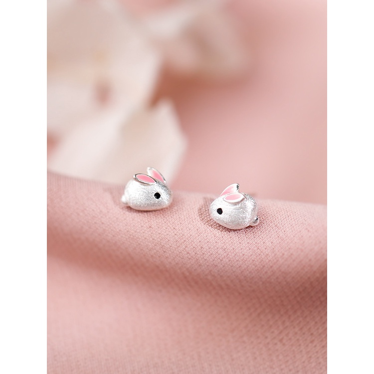 Bông Tai Bạc 925 Hình Thỏ Dễ Thương Thời Trang 2022 Cho Nữ