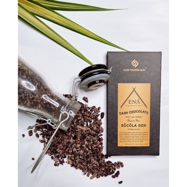 Socola đen 70% cacao, hộp 2 thanh 60gr