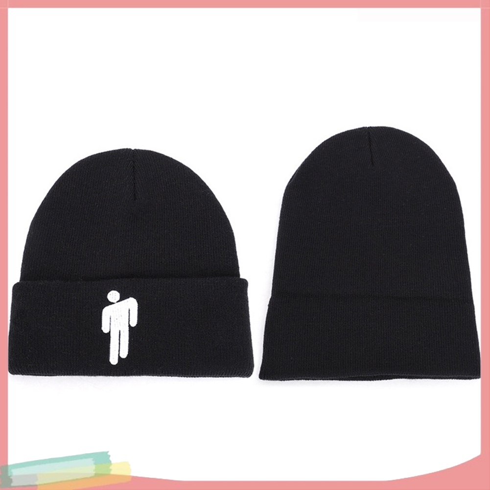 Mũ trùm đầu đan len thêu họa tiết độc đáo thời trang cá tính