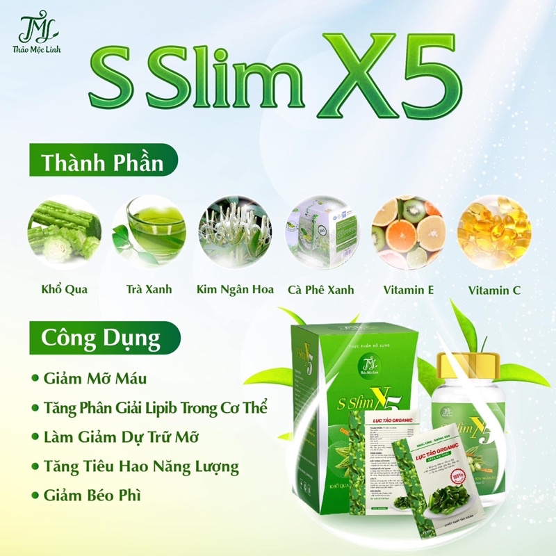 Giảm C.Â.N slim X5 siêu mạnh