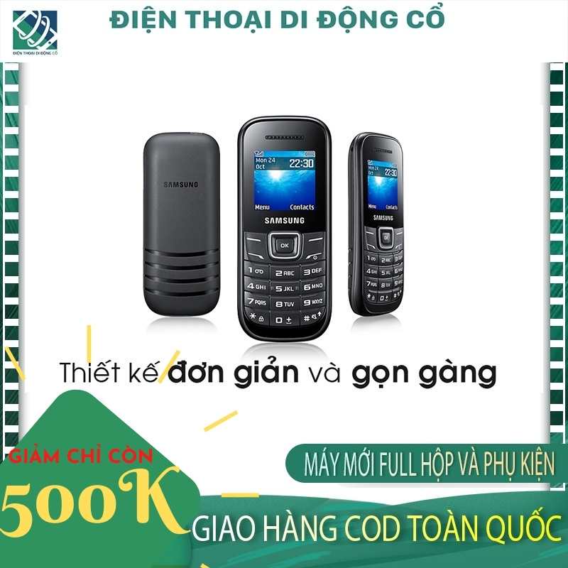 【MÁY MỚI FULLBOX】Điện thoại cổ Samsung E1200 MÁY MỚI 100% full phụ kiện - BH 12 tháng 1 đổi 1 trong 1 tháng đầu