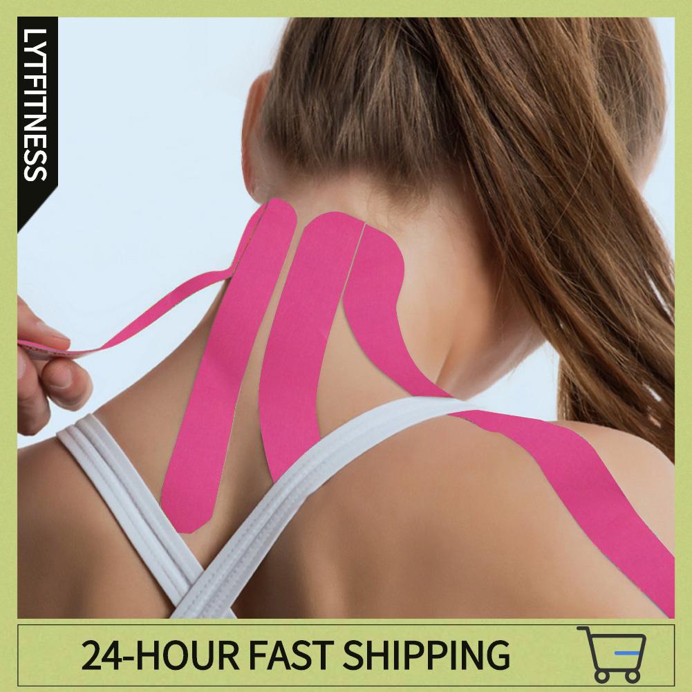 LYTFitness 1 cuộn Thun Cotton Căng Dính Chấn Thương Cơ Miếng Dán Thể Thao Băng