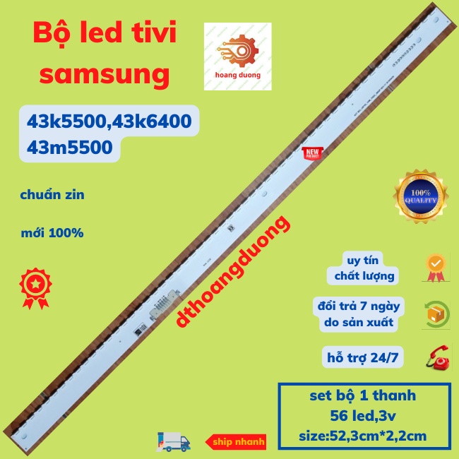 Thanh led tivi samsung 43k5500,43k6400,43m5500-dthoangduong