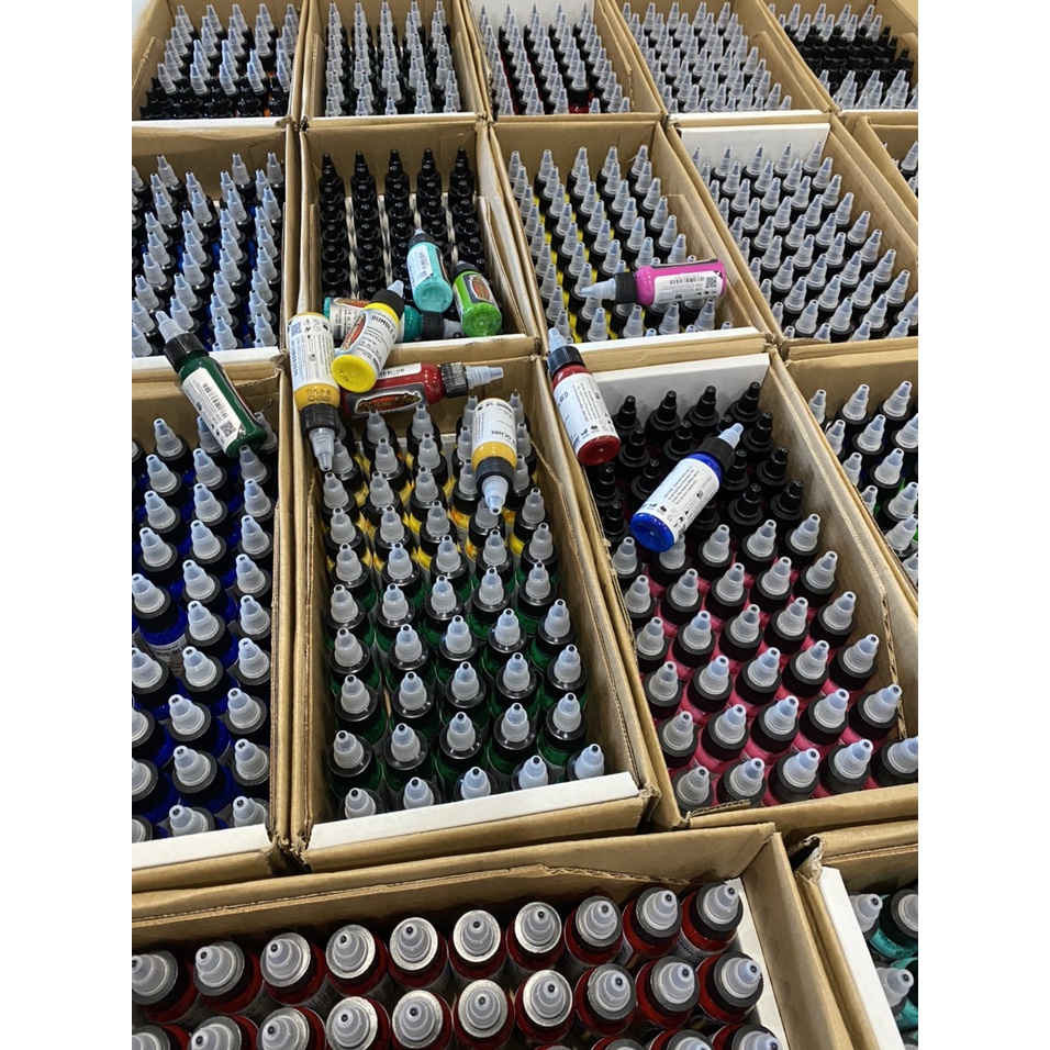 Mực xăm hình Eternal Sky Blue màu Xanh Dương Nhạt tem mới chính hãng dùng cho tattoo