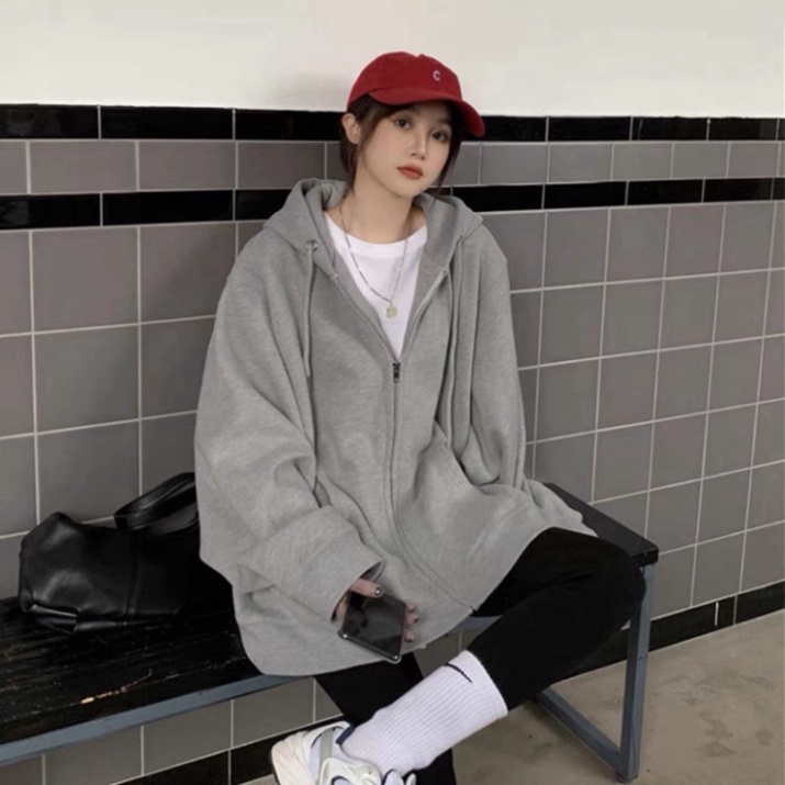 Áo khoác nỉ nam nữ KHN3, áo sweater form rộng Trend 2023